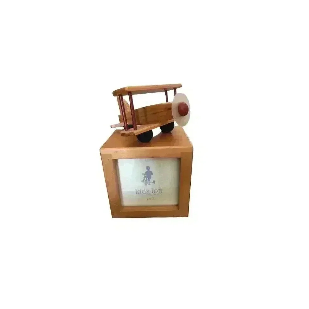 Malden Wooden Photo Cube Kids Loft Airplane Design